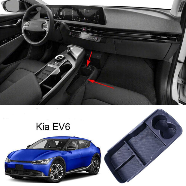 Emplacement pour rangement de console centrale Kia EV6