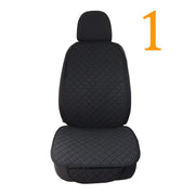 1 couvre siège complet de siège avant de voiture en couleur noir