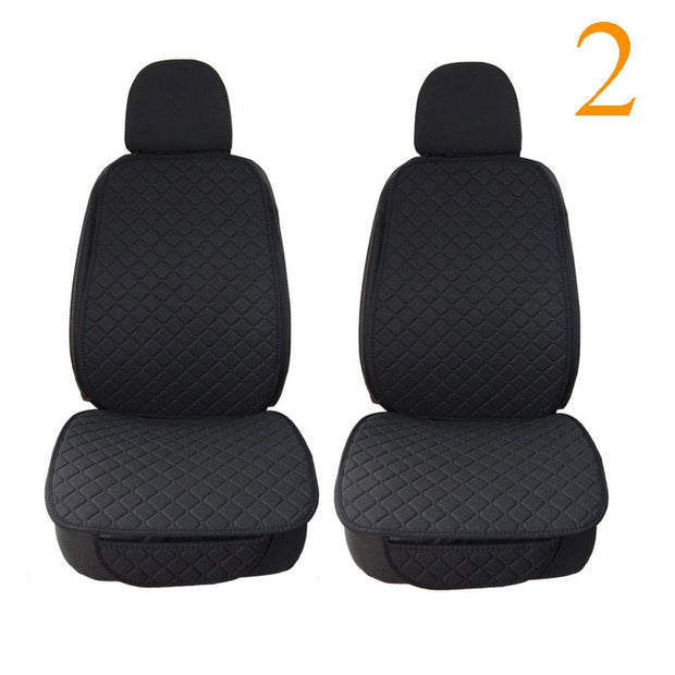 2 couvre-sièges auto couleur noir
