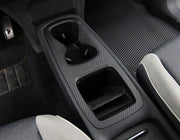 Accessoires Volkswagen ID3, couvre console centrale carbone mate monté.